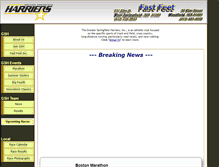 Tablet Screenshot of harriers.org